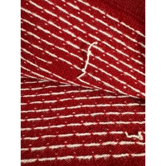 "EDDIE BAUER" VTG Lambswool Women's Vest SZ XL Grandma Core Christmas SMALL HOLE - Picture 7 of 12